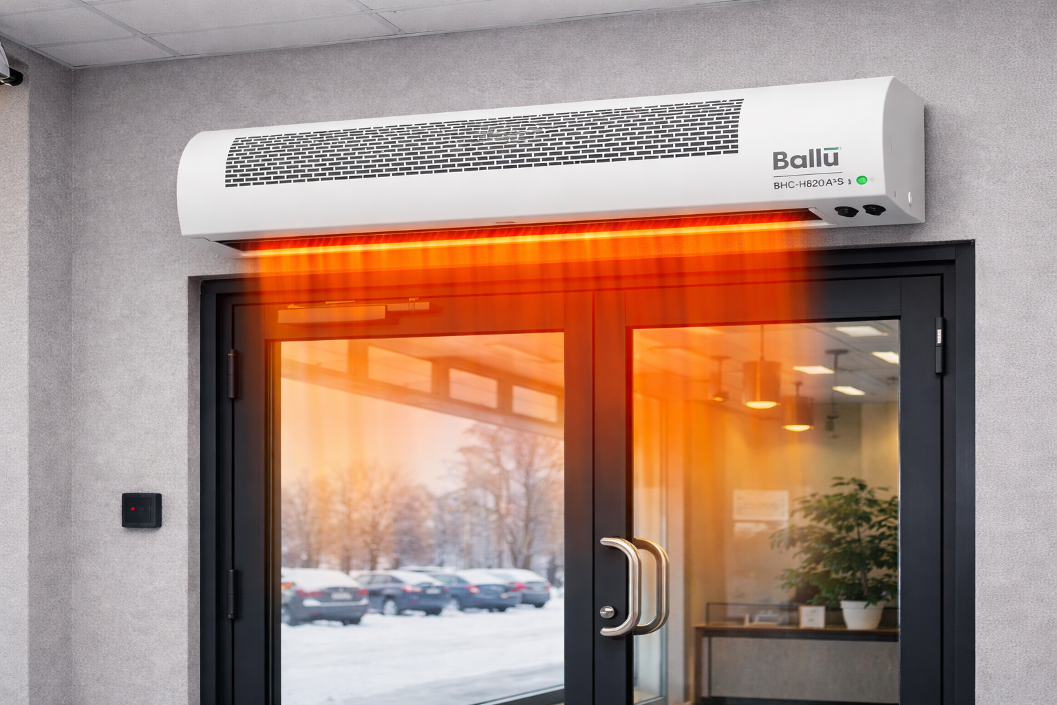 Электрическая тепловая завеса: невидимая граница между зимой и уютом