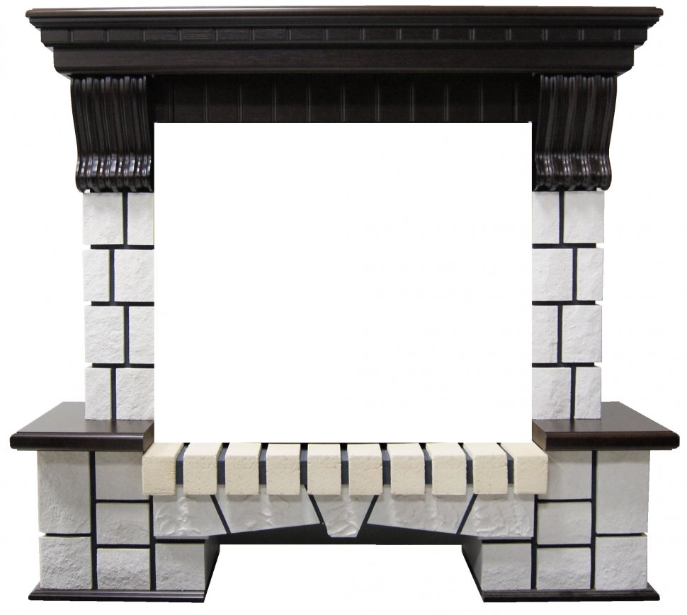 Портал Interflame Экстер венге под очаг Panoramic 25-30 3D