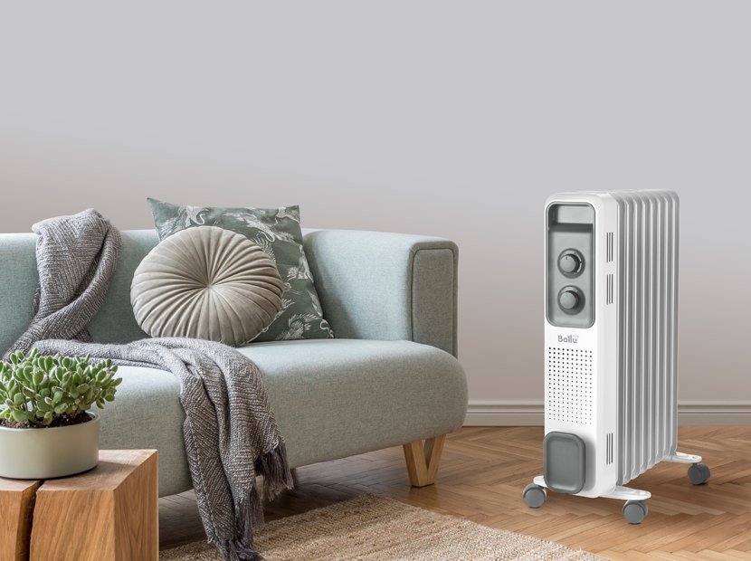 Масляный радиатор Ballu BOH/GT-09W Great 9 секций