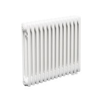 Стальной трубчатый радиатор Теплофорт ТР3057 ТВ 14 секций нижнее подключение 1/2 белый глянец