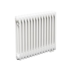 Стальной трубчатый радиатор Теплофорт ТР3057 ТВ 14 секций нижнее подключение 1/2 белый глянец