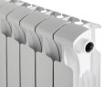Биметаллический радиатор отопления Rifar Monolit 300 10 секций боковое подключение белый RAL 9016