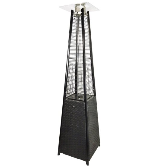 Уличный газовый обогреватель WWT 13I Rotang Black Mini 1.8m