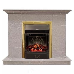 Каминокомплект Хорошие Камины Марс с очагом RealFlame Majestic Lux BR S мрамор