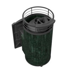 Печь банная PROMetall Атмосфера XL Верде Гватемала ламель+сетка с тоннелем