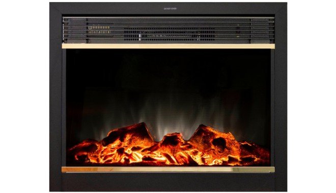 Каминокомплект Interflame Экстер средний дуб с очагом Jupiter GLS LED Brass