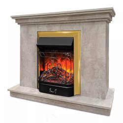 Каминокомплект Хорошие Камины Марс с очагом RealFlame Majestic Lux BR S цемент