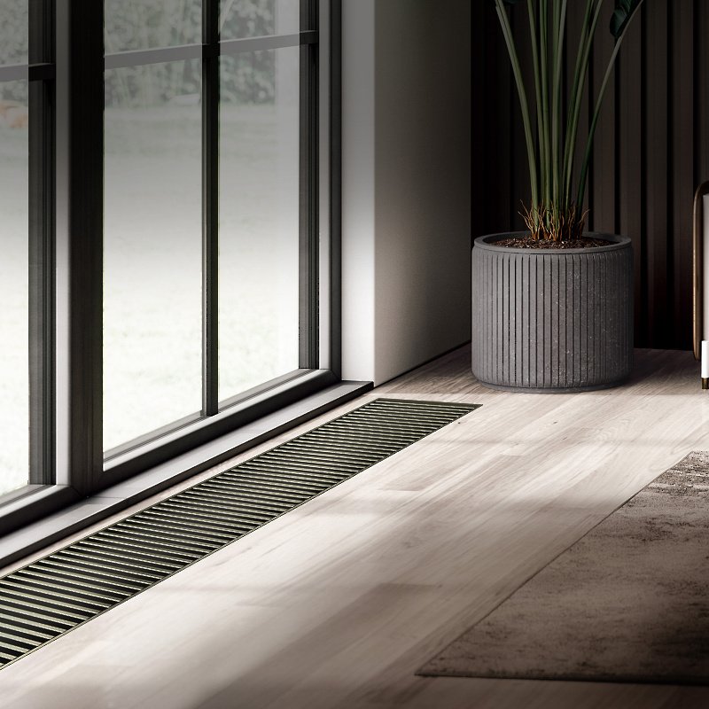 Внутрипольный конвектор Royal Thermo Atrium 190/200/1400-DG-U-DB