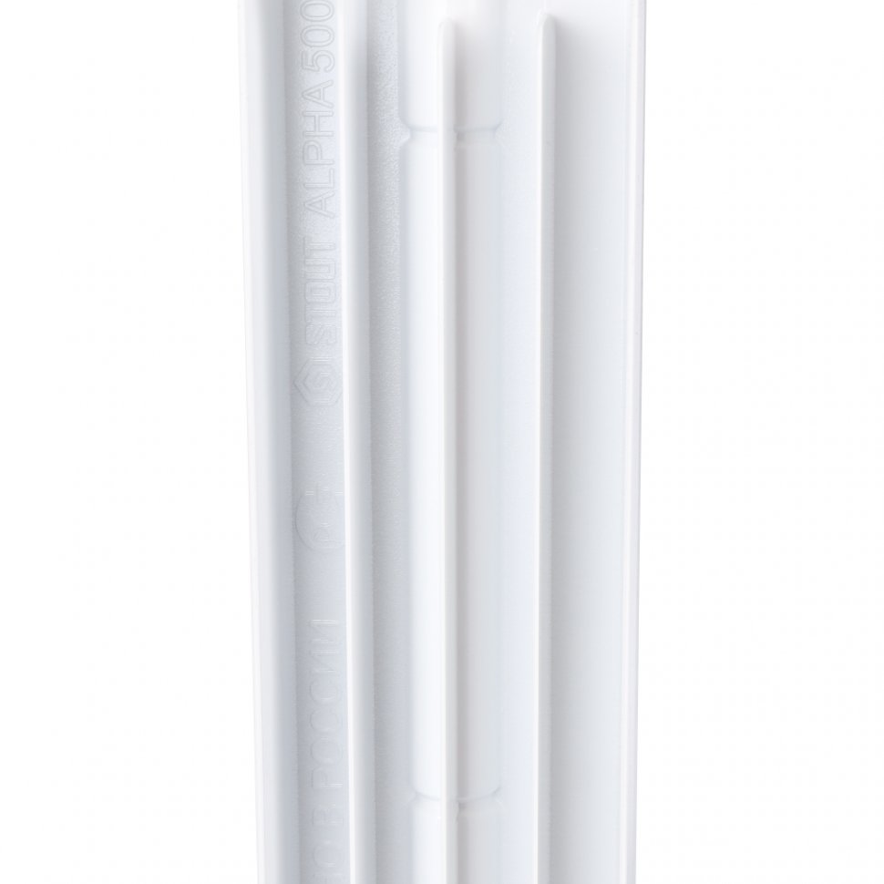 Радиатор биметаллический STOUT Alpha 350 (8 секций)