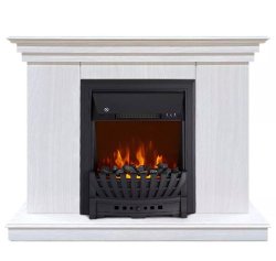 Каминокомплект Хорошие Камины Марс с очагом Royal Flame Aspen Black белое дерево