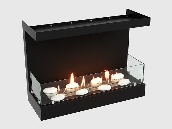 Встроенный биокамин Lux Fire Фронтальный 640 S ВБКФ-640S