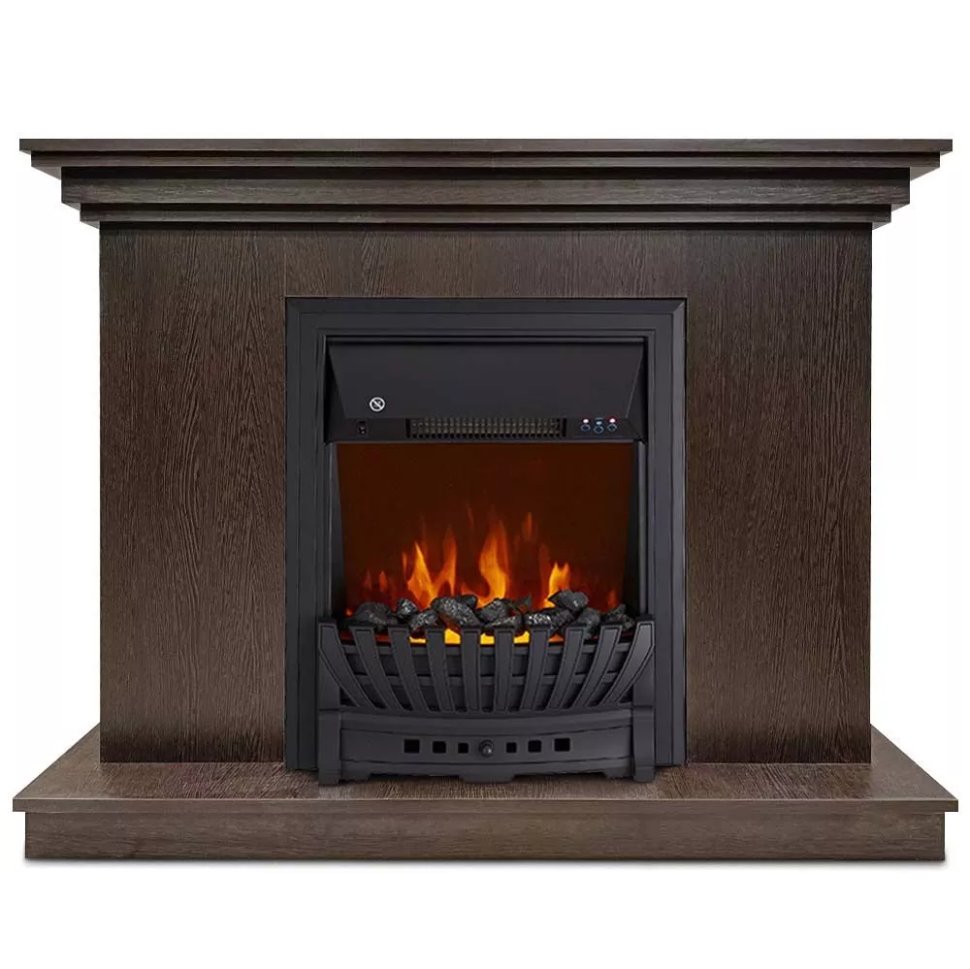 Каминокомплект Хорошие Камины Марс с очагом Royal Flame Aspen Black венге