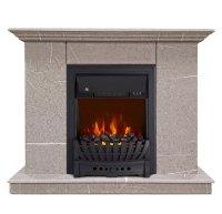 Каминокомплект Хорошие Камины Марс с очагом Royal Flame Aspen Black мрамор
