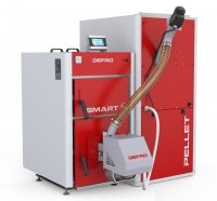 Напольный твердотопливный котел Defro Smart Ekopell 38