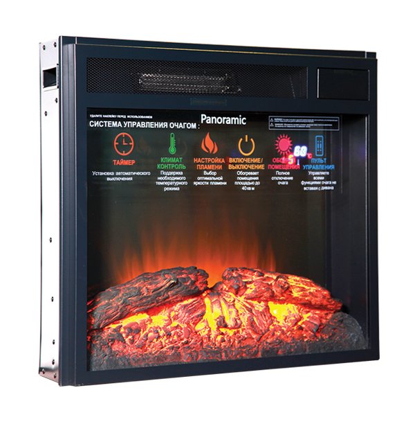 Каминокомплект Interflame Виелтон с очагом Foton 23 FX средний дуб