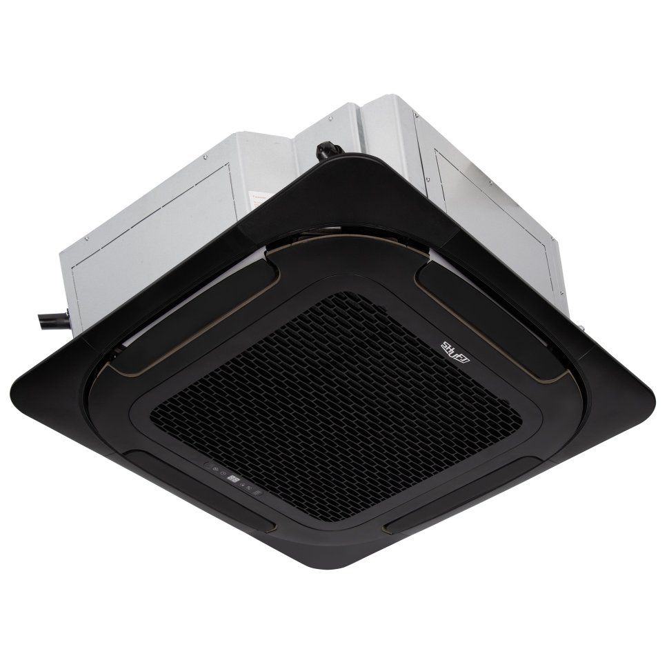 Кассетная сплит-система Shuft SFLC_C-36HN1_V2_BL черная панель