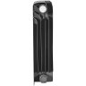 Биметаллический радиатор отопления Stout Titan Ventil 350 14 секций нижнее правое подключение графит RAL 7024