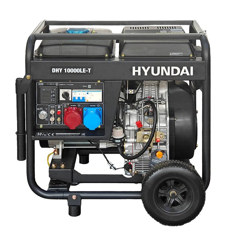 Дизельный электрогенератор Hyundai DHY 10000LE-T