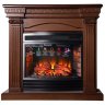 Каминокомплект Interflame Афина с очагом Panoramic 25 тёмный дуб