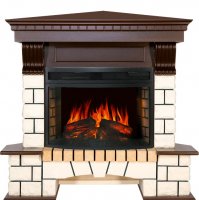 Каминокомплект Royal Flame Pierre Luxe угловой c очагом Dioramic 25 FX