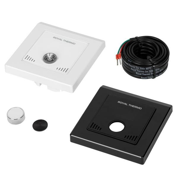 Комплект теплого пола Royal Thermo Doublepower Cable RTDC 2-17-1000 с терморегулятором RTI-16