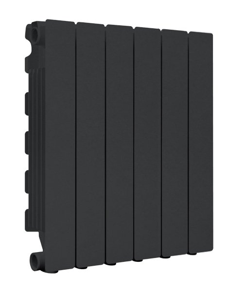 Алюминиевый радиатор отопления Fondital 500/100 Blitz Super B4  Black Coffee 6 секций