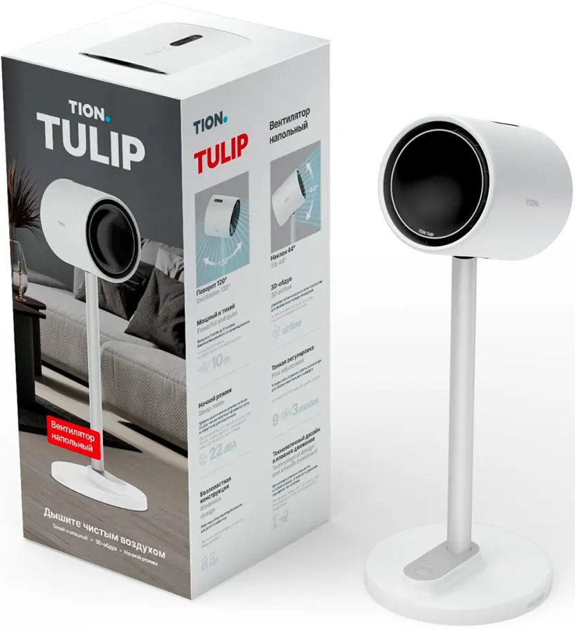 Вентилятор безлопастный Tion Tulip