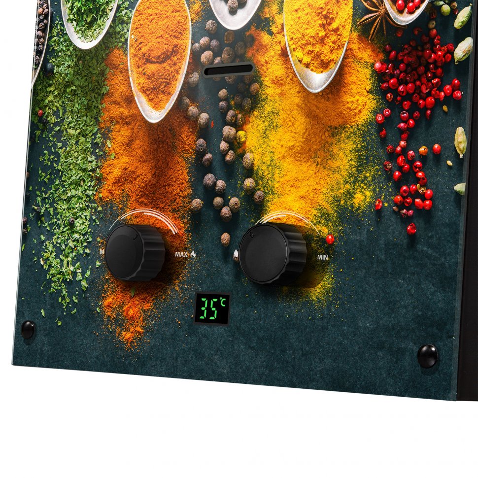 Водонагреватель проточный газовый Ballu GWH 10 Fiery Glass Curry