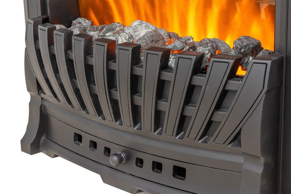 Каминокомплект Royal Flame California STD CRM (Разборный) с очагом Aspen Black санд смоук