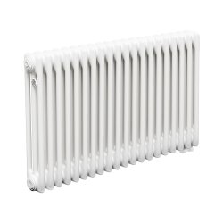 Стальной трубчатый радиатор Теплофорт ТР3057 ТВ 20 секций нижнее подключение 1/2 белый глянец