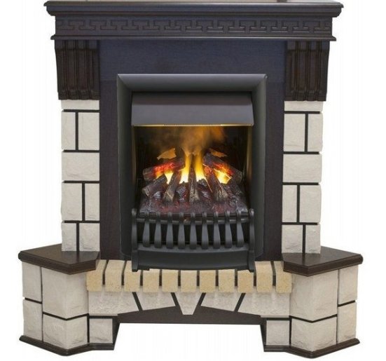 Каминокомплект RealFlame Stone new STD/EUG с очагом 3D Oregan