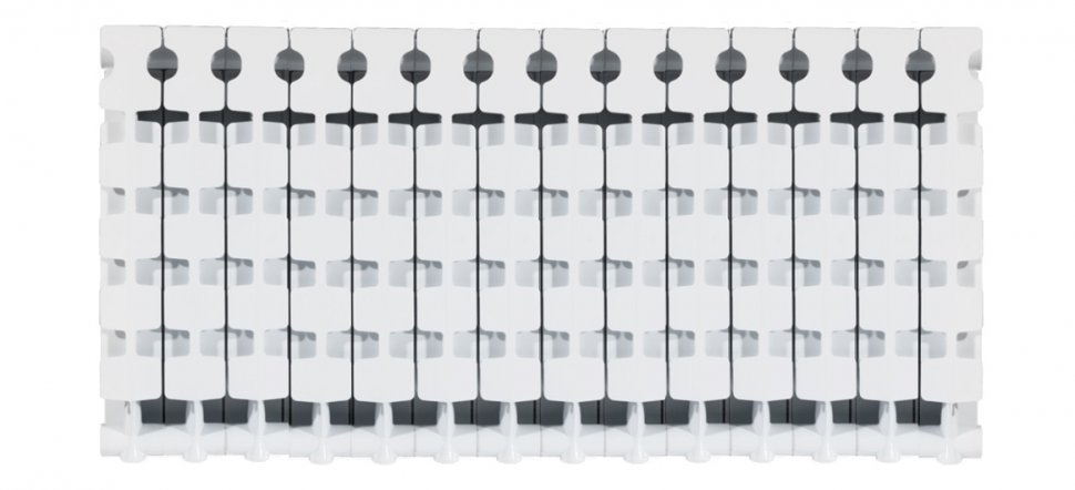 Алюминиевый радиатор отопления Fondital 500/100 Calidor Super B4 (14 секций)