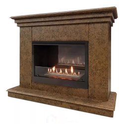 Каминокомплект Хорошие Камины Марс с очагом Firelight BFP/P-2520 мокко