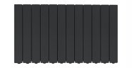 Алюминиевый радиатор отопления Fondital 500/100 Blitz Super B4  Black Coffee 12 секций