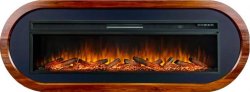 Каминокомплект Royal Flame Ellipse с очагом Vision 60 LOG LED орех ноче