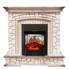 Каминокомплект Royal Flame Preston с очагом Majestic FX M Black
