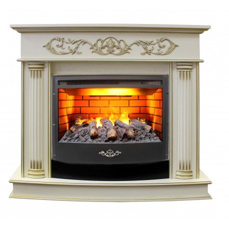 Каминокомплект RealFlame Milano 25/25.5 WT с очагом 3D Firestar 25.5