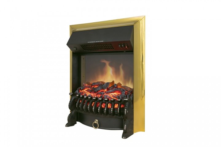 Каминокомплект Royal Flame California STD SFT с очагом Fobos FX M Brass белый (разборный)