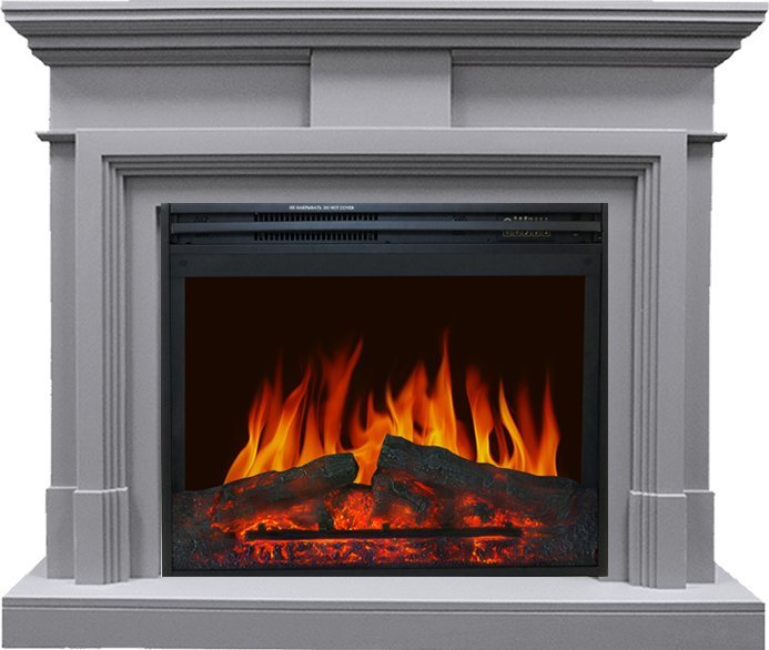 Каминокомплект Royal Flame Coventry серый с очагом Jupiter FX New