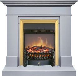 Каминокомплект Royal Flame California STD CRM (Разборный) с очагом Fobos FX M Brass санд смоук