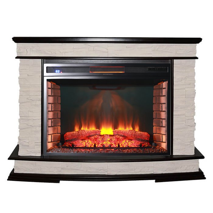 Каминокомплект Interflame Памир сланец венге с очагом Panoramic 33 LED FX QZ