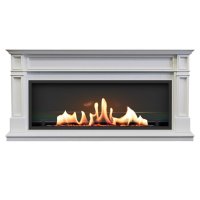 Встроенный портальный биокамин SteelHeat Bordo Long стекло