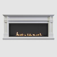 Встроенный портальный биокамин SteelHeat Bordo Long стемалит