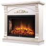 Каминокомплект Firelight Barocco 30 с очагом Electrolux EFP/P-3020LS шпон белый дуб с золотой патиной