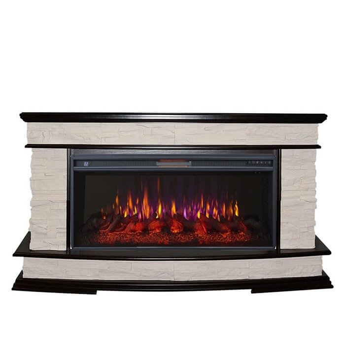 Каминокомплект Interflame Памир темный дуб с очагом FreeSpace 40 LED FX QZ