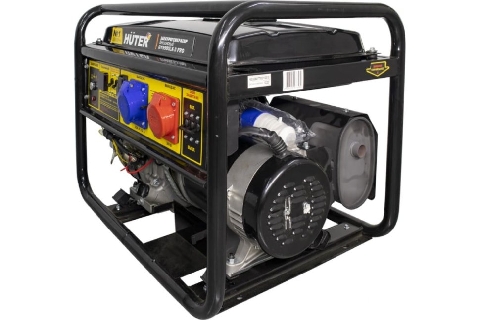 Бензиновый электрогенератор Huter DY9500LX-3 PRO