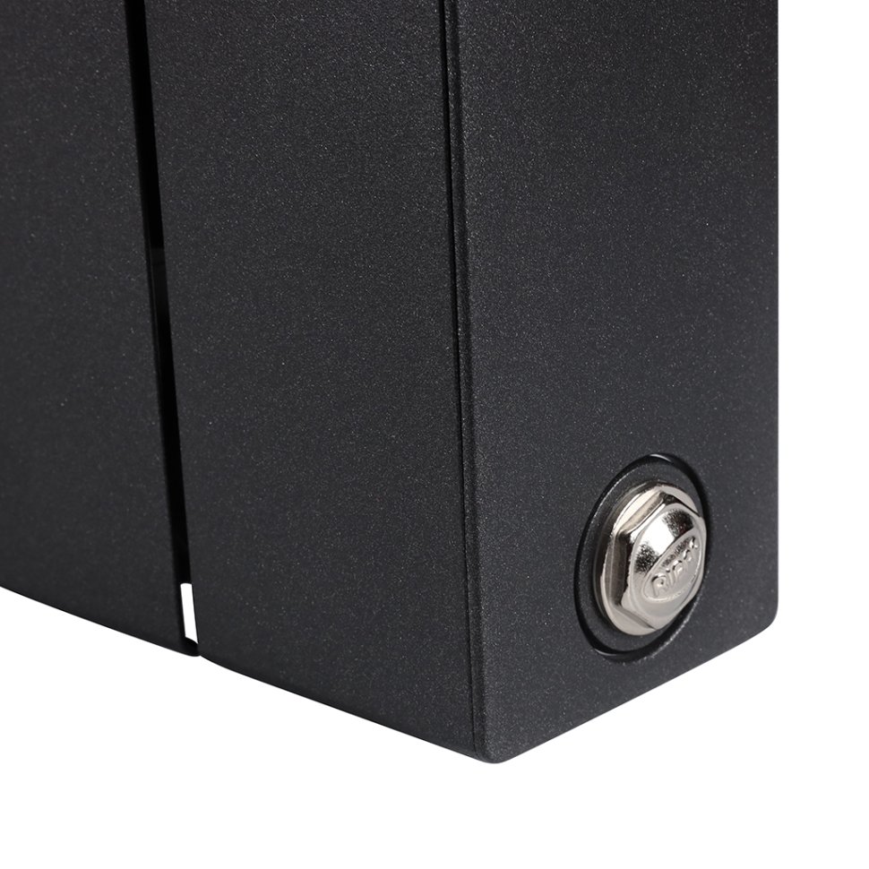 Биметаллический радиатор отопления Rifar Supremo Ventil SVR 350 14 секций нижнее правое подключение антрацит