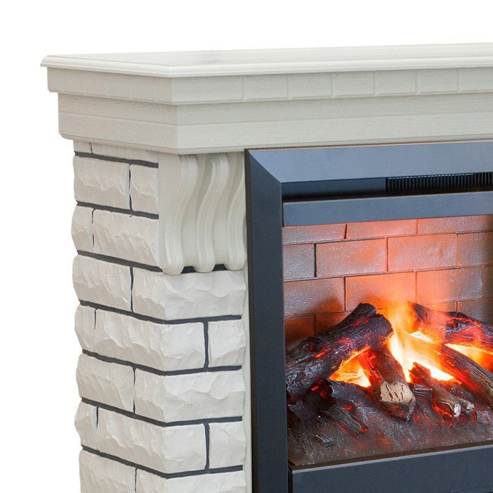 Каминокомплект RealFlame Country 26 WT с очагом 3D Helios 26