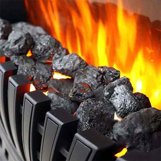 Каминокомплект Хорошие Камины Юпитер с очагом Royal Flame Aspen Black белое дерево