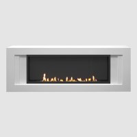 Встроенный портальный биокамин SteelHeat Line Long стемалит